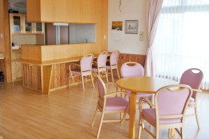 入口を入ってすぐの地域交流室 入口を入ってすぐの地域交流室